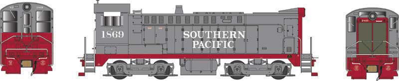 Baldwin DS 4-4-1000 - LokSound & DCC - Executive Line -- Southern Pacific 1869 (1965 Renumbering, gray, red, Stacked Lettering)