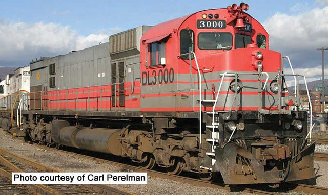 Montreal Locomotive Works M630 - LokSound & DCC - Executive Line -- Delaware-Lackawanna 3000 (Ex-GE, gray, red)