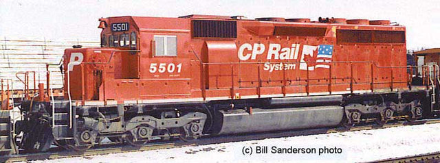 GMD SD40 - LokSound & DCC - Executive Line -- Canadian Pacific 5508 (red, Dual Flag Logo)