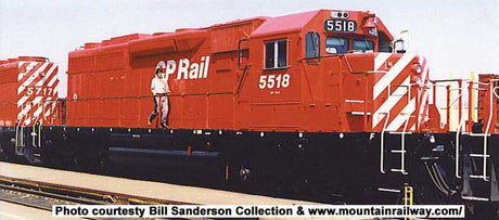 GMD SD40 - Standard DC - Executive Line -- Canadian Pacific 5512 (Action Red, No Multi Mark)