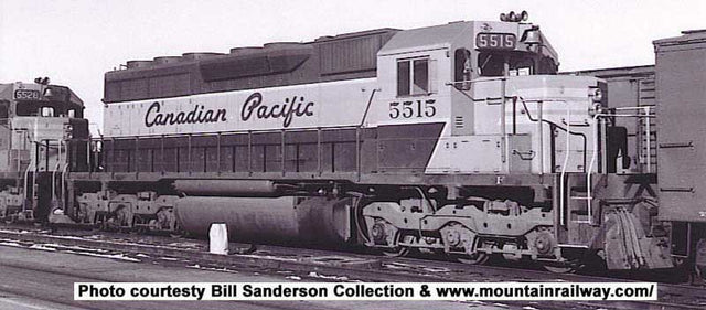GMD SD40 - Standard DC - Executive Line -- Canadian Pacific 5527 (gray, maroon, Round Sand Filler, No Ditch Lights)