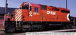 GMD SD40 - LokSound & DCC - Executive Line -- Canadian Pacific 5511 (Experimental, red, 5" Face Stripe, Small Multimark)