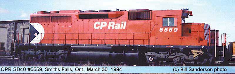 GMD SD40 - LokSound & DCC - Executive Line -- Canadian Pacific 5548 (Action Red, 8" Stripe, Small Multimark, Ditch Lights