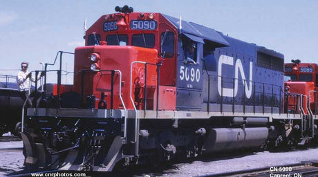 GMD SD40 No Dynamic Brakes - Standard DC - Executive Line -- Canadian National 5097 (black, red, white, Large Noodle Logo, No Ditch Light
