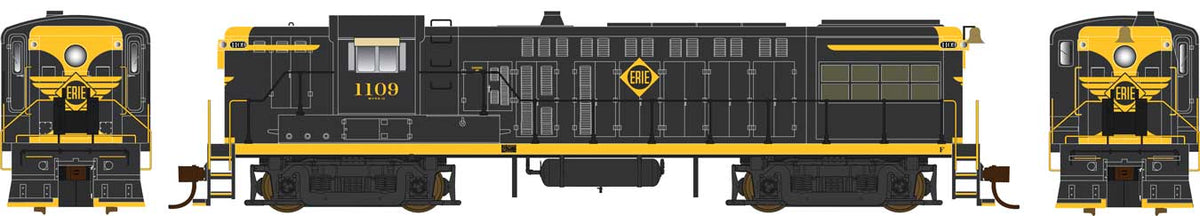 Baldwin AS16 - LokSound and DCC - Executive Line -- Erie 1109 (black, yellow, Logo Only)