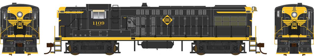 Baldwin AS16 - LokSound and DCC - Executive Line -- Erie 1109 (black, yellow, Logo Only)
