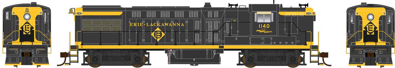 Baldwin AS16 - LokSound and DCC - Executive Line -- Erie-Lackawanna 1140 (With Steam Generator, black, yellow, Offset Logo)
