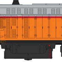 Baldwin AS616 - LokSound and DCC - Executive Line -- Milwaukee Road 2100 (As-Delivered, orange, gray, maroon)