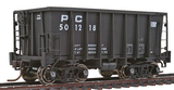 GE U25B Phase IV - Standard DC -- Penn Central 2568 (black, white, Large Logo)-1