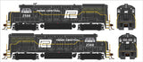 GE U25B Phase IV - Standard DC -- Penn Central 2568 (black, white, Large Logo)-2