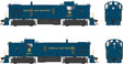 Alco RS3 Phase 3 - Standard DC -- Norfolk & Western #2547 (Ex-NKP, blue, yellow, Hamburger Logo)