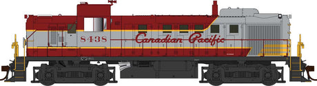 Alco RS3 - LokSound & DCC -- Canadian Pacific #8438 (maroon, gray, yellow, Script Lettering)