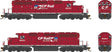 GMD SD40-2 - LokSound 5 and DCC - Executive Line -- Canadian Pacific #6001 (red, white, black, Dual Flag Logo)
