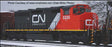 GMD SD40-2W - Standard DC -- Canadian National #5335 (black, red, white, Website Noodle Logo)