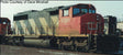 GMD SD40-2W - Standard DC -- Canadian National #5361 (Sergeant Stripes, black, white, red, No Dynamics)
