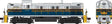Alco RS3 Phase 2 - Standard DC -- Central of Georgia #151 (blue, gray, black)