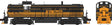 Alco RS3 Phase 2 - Standard DC -- Denver & Rio Grande Western #5201 (black, Aspen Gold)