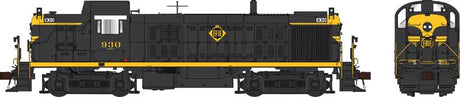 Alco RS3 Phase 1 - LokSound 5 and DCC -- Erie #918 (black, yellow, Large Louvers)