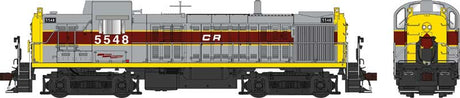 Alco RS3 Phase 1 - LokSound 5 and DCC -- Conrail #5548 (Relettered Ex-EL, gray, maroon, yellow, Large Louvers)