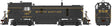 Alco RS3 Hammerhead High Hood - Standard DC -- Western Maryland #197 (black, yellow, Speed Lettering)