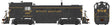 Alco RS3 Hammerhead High Hood - ESU LokSound and DCC -- Western Maryland #193 (black, yellow, Speed Lettering)