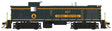 Alco RS3 Phase 3 - LokSound 5 and DCC -- Maine Central #557 (Simplified, green, harvest gold)