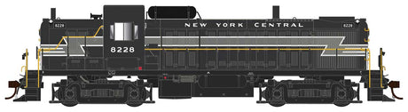 Alco RS3 Phase I - Standard DC -- New York Central #8232 (Lightning Stripe, black, gray)