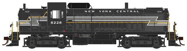 Alco RS3 Phase I - LokSound 5 and DCC -- New York Central #8228 (Lightning Stripe, black, gray)