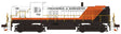 Alco RS3 Phase I - Standard DC -- Providence & Worchester #162 (white, brown, orange)