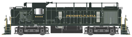 Alco RS3 Phase 3 - Standard DC -- Pennsylvania Railroad #8600 (trainphone Antenna, Brunswick Green)