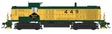 Alco RS3 Phase I - Standard DC -- Reading #449 (yellow, green, black)