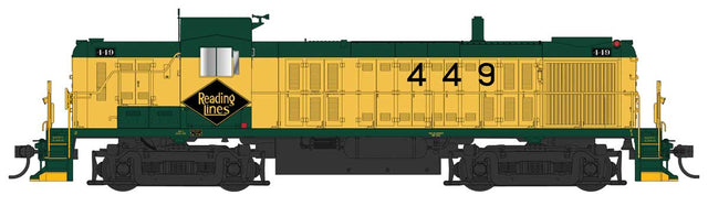 Alco RS3 Phase I - Standard DC -- Reading #449 (yellow, green, black)