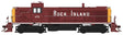 Alco RS3 Phase I - LokSound 5 and DCC -- Rock Island #470 (maroon, yellow, white)