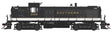 Alco RS3 Phase I - Standard DC -- Southern Railway #2028 (Tuxedo, black, white, gold)