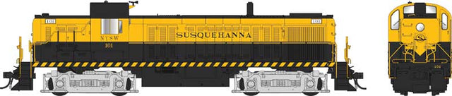 Alco RS3 Phase 1 - Standard DC -- New York Susquehanna & Western #101 (yellow, black)