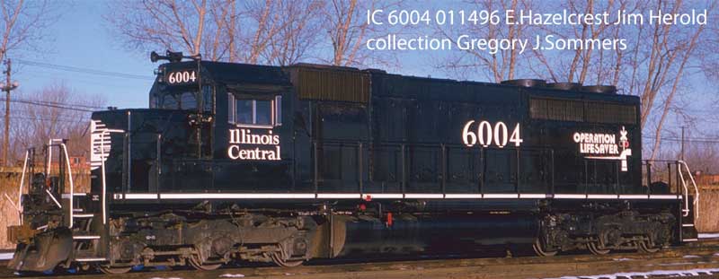 EMD SD40-2R - LokSound V5 Sound and DCC - Executive Line -- Illinois Central #6002 (black, white, Operation Lifesaver Logo)