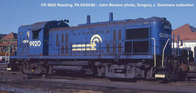 Juniata Hammerhead RS3M Rebuild - LokSound 5 and DCC -- Conrail #9920 (blue, white)
