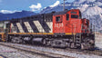 Alco C424 Low Nose - LokSound V5 Sound and DCC -- Canadian National #3239 (Seargent Stripe, black, white, red, Rebuilt Intakes