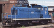 EMD SW1 Phase III - Standard DC -- Boston & Maine #1127 (blue, white)