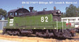 EMD SW1 Phase II - ESU LokSound 5 Nano Sound and DCC -- Burlington Northern #81 (Cascade Green, black, white)