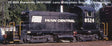 EMD SW1 Phase III - ESU LokSound 5 Nano Sound and DCC -- Penn Central #8522 (black, white)
