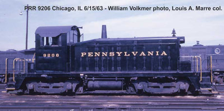 EMD SW1 Phase II - ESU LokSound 5 Nano Sound and DCC -- Pennsylvania Railroad #9206 (As-Delivered, Brunswick Green)