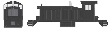 EMD SW1 Phase III - Standard DC -- Painted, Unlettered (black)