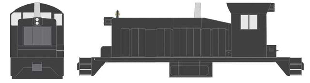 EMD SW1 Phase III - Standard DC -- Painted, Unlettered (black)