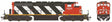 GMD SD40-2W No Dynamic Brakes - LokSound 5 and DCC -- Canadian National #5248 (1990s+ Seargent Stripes; black, white, red)