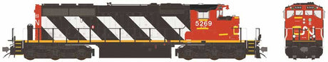 GMD SD40-2W No Dynamic Brakes - Standard DC -- Canadian National #5269 (2010s+ Seargent Stripes, black, white, red, yellow)