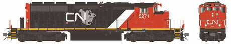 GMD SD40-2W With Dynamic Brakes - LokSound 5 and DCC -- Canadian National #5272 (1990s, black, white, red, North America Logo)