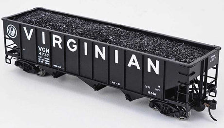 Real Coal Load 2-Pack -- Fits WalthersMainline(R) 40' 70-Ton 3-Bay Hopper
