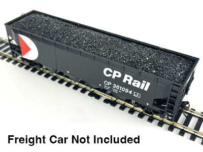 Real Coal Load 2-Pack -- Fits WalthersTrainline(R) Offset Hopper