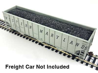 Real Coal Load 2-Pack -- Fits Bachmann 100 Ton 3-Bay Hopper
